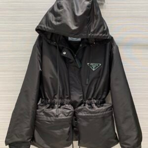 Prada Zip Puffer Jacket - Style 6 - Prada puffer jacket real photo 1