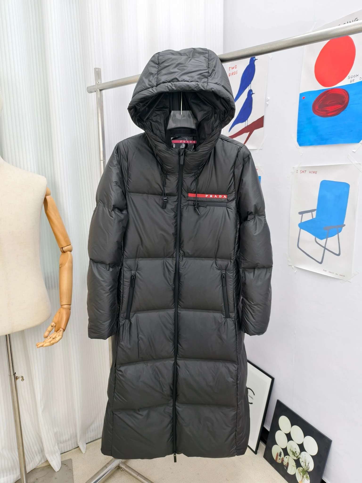 Prada puffer jacket - real photo 1