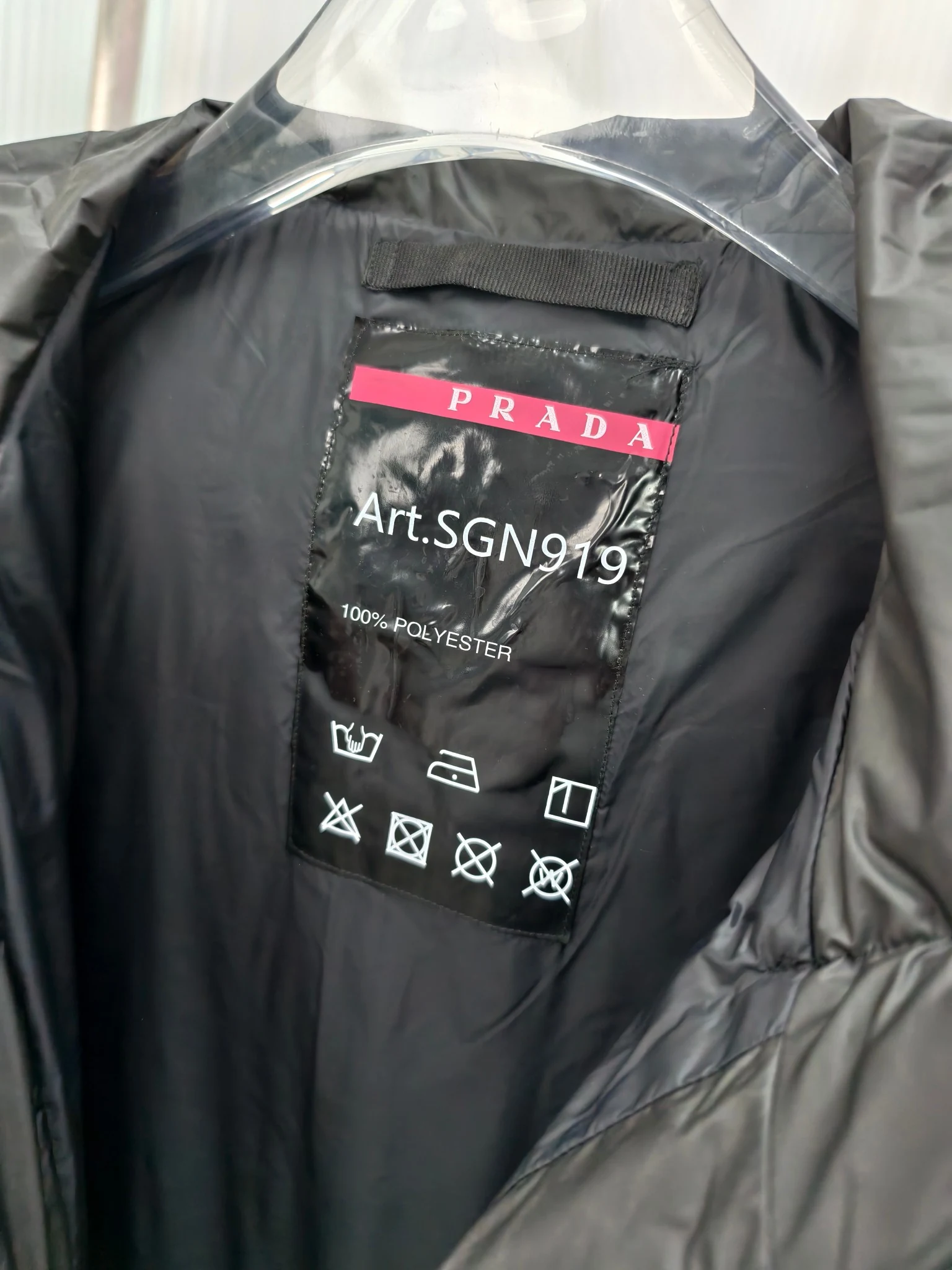 Prada puffer jacket - real photo 6