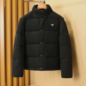 Prada Zip Puffer Jacket - Style 22 - Prada puffer jacket real photo 1