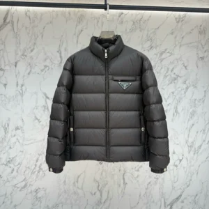 Prada Zip Puffer Jacket - Style 20 - Prada puffer jacket real photo 1