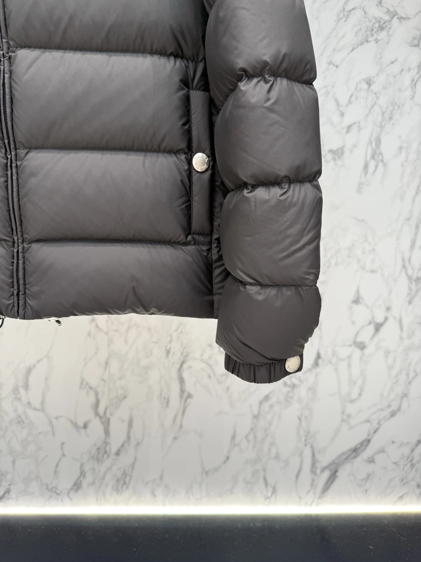 Prada Zip Puffer Jacket - Style 20 - Prada puffer jacket real photo 7