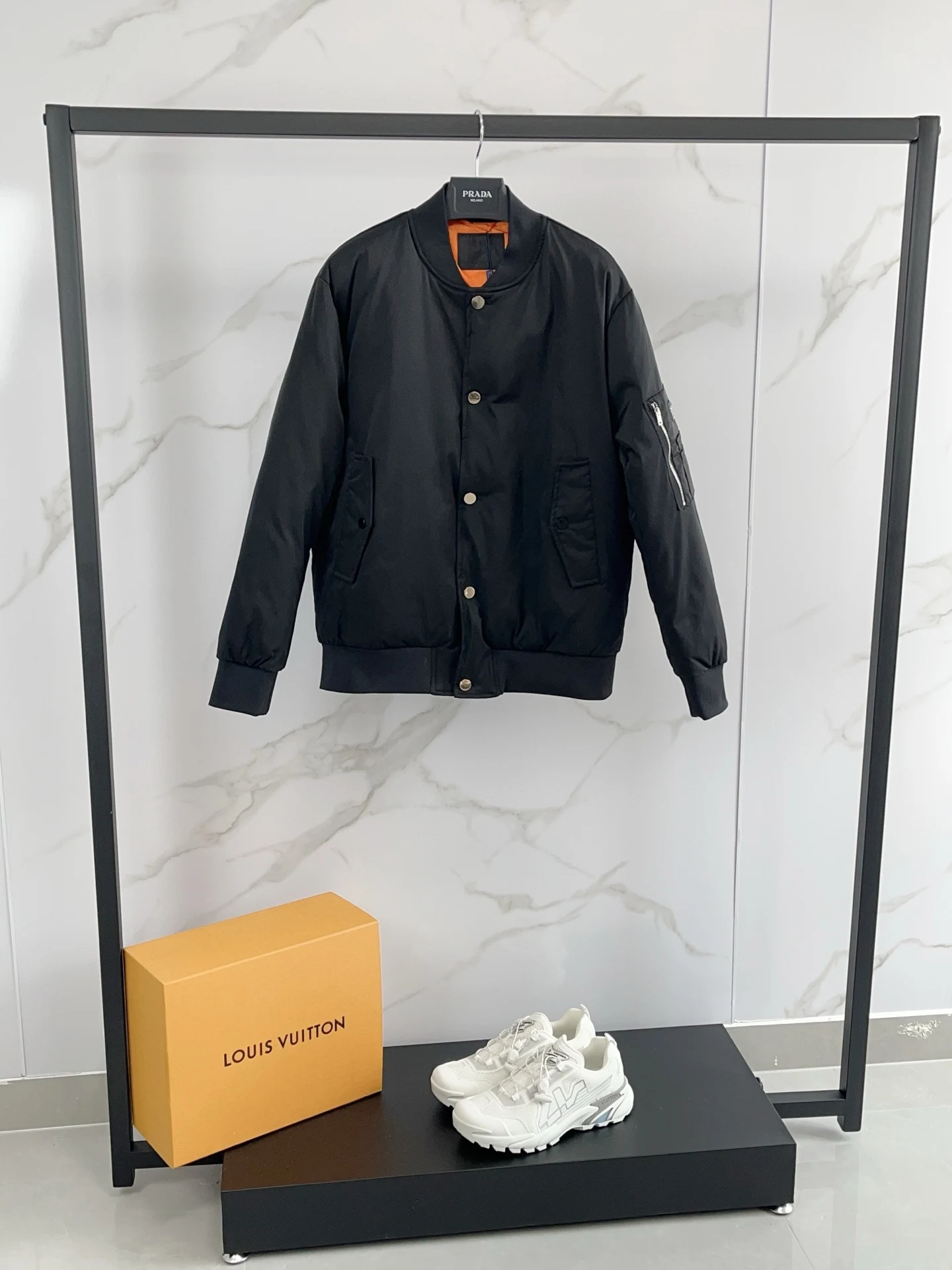 Prada puffer jacket - real photo 1