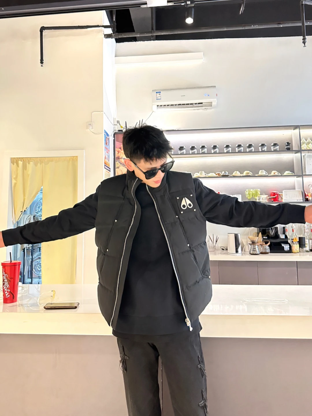puffer vest - real photo 5