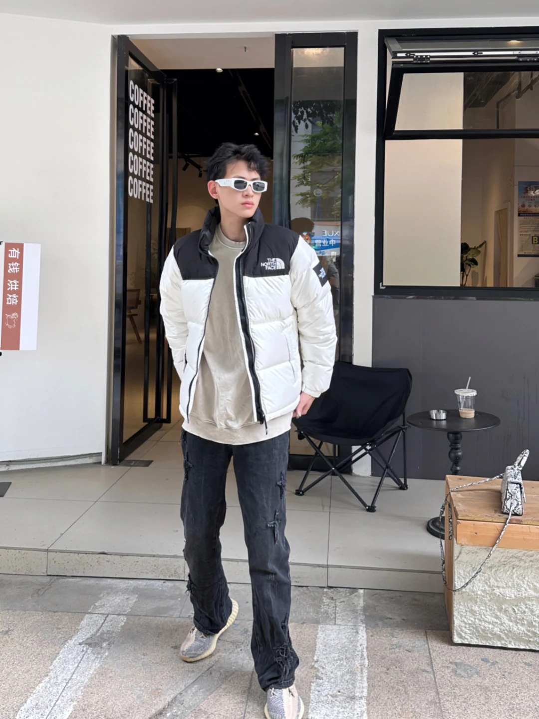 The North Face puffer jacket - real photo 6