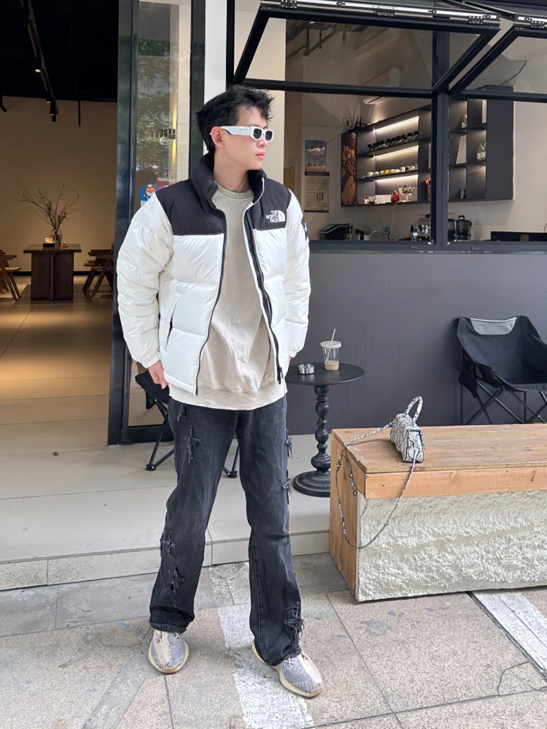 The North Face puffer jacket - real photo 8