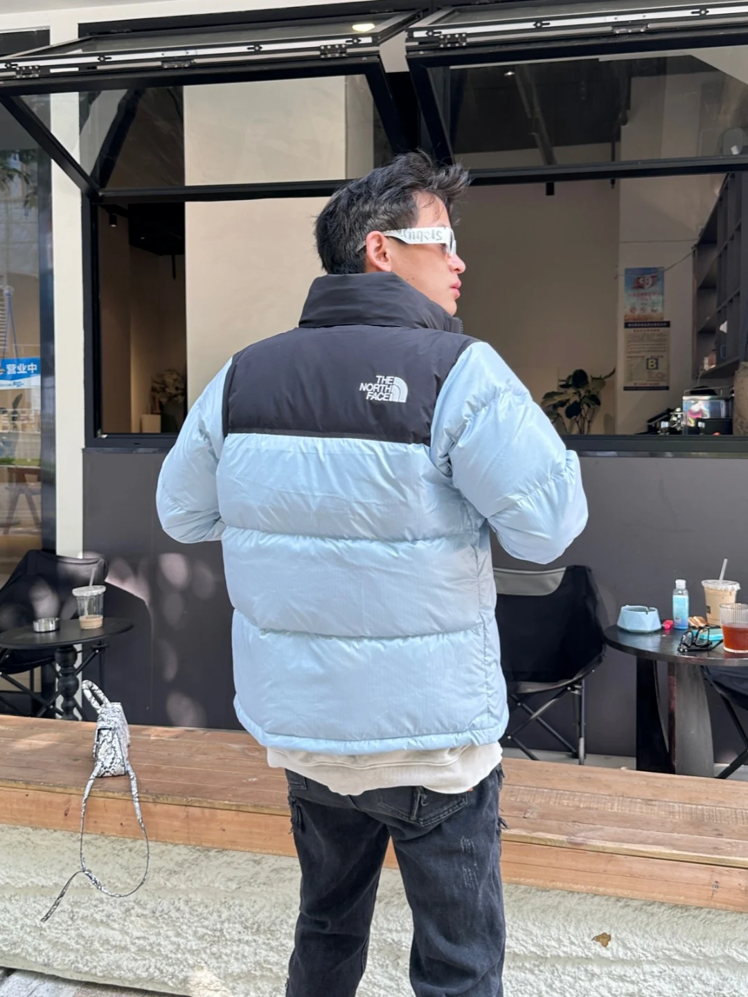The North Face puffer jacket - real photo 9