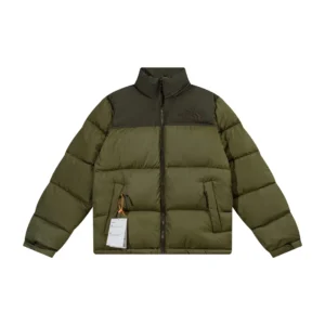 Zip Puffer Jacket - puffer jacket real photo 1
