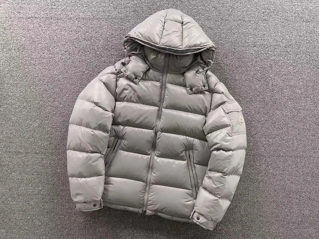 Moncler Black Glossy Hooded Puffer C
