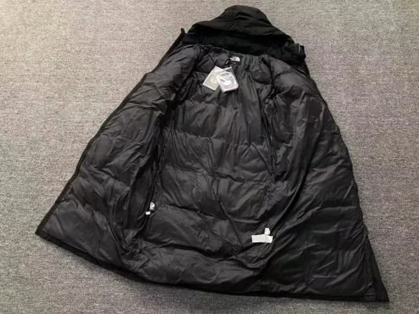 The North Face Black Long Parka Coat - view 4