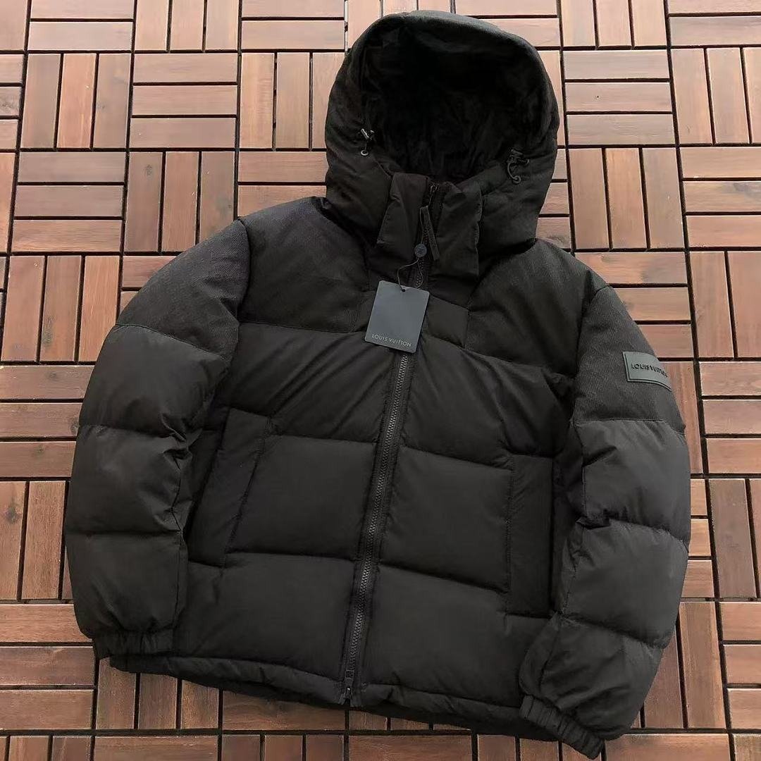 LV puffer jacket , Crofton Drawstring Hood Down Jacket