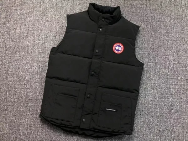 Canada Goose Black Logo Patch Down Vest - view 1