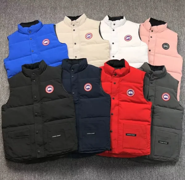 Canada Goose Black Logo Patch Down Vest