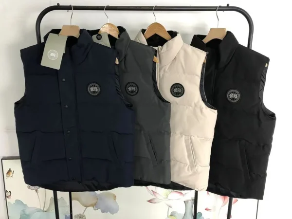 Canada Goose Navy Quilted Down Vest B - view 1