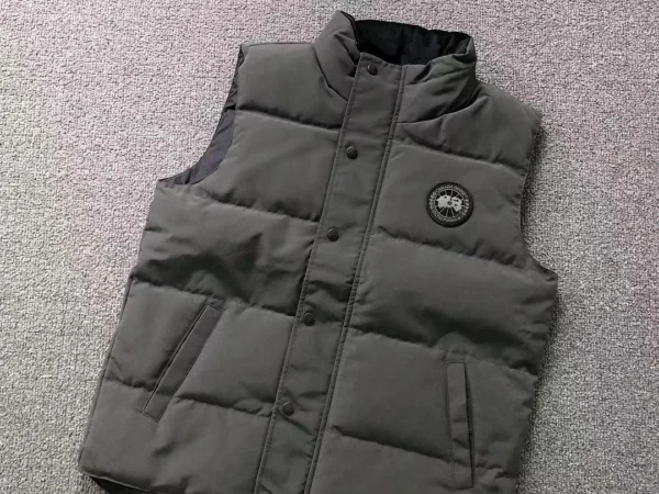 Canada Goose Navy Quilted Down Vest B - view 8