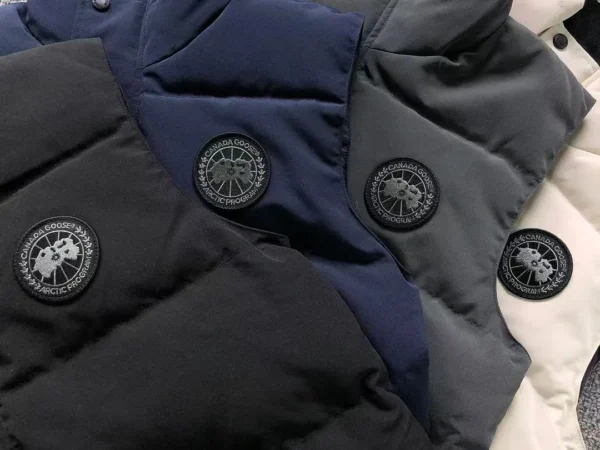 Canada Goose Navy Quilted Down Vest B - view 13