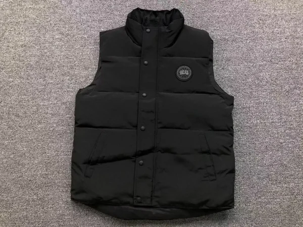 Canada Goose Black Boxy Down Vest - view 2
