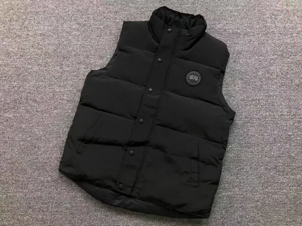 Canada Goose Black Boxy Down Vest - view 3