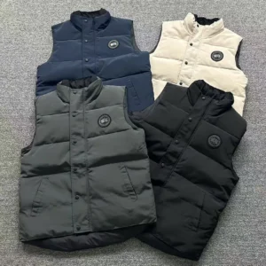 Canada Goose Black Boxy Down Vest