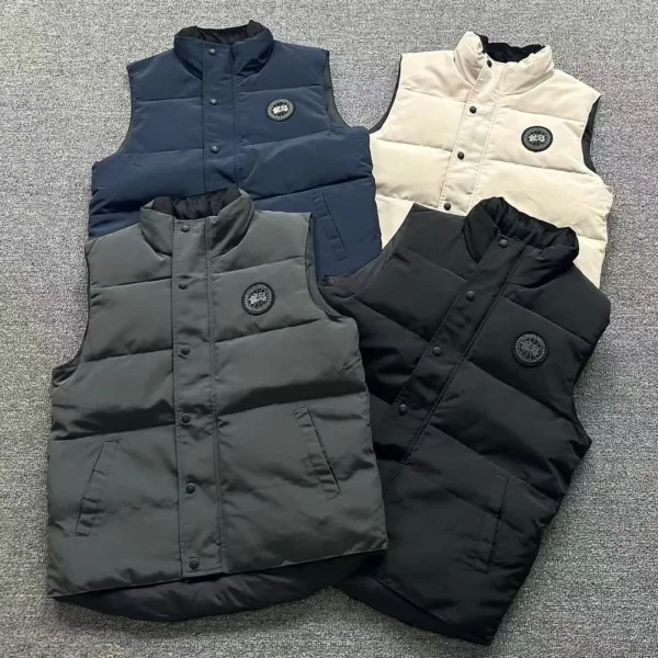 Canada Goose Black Boxy Down Vest