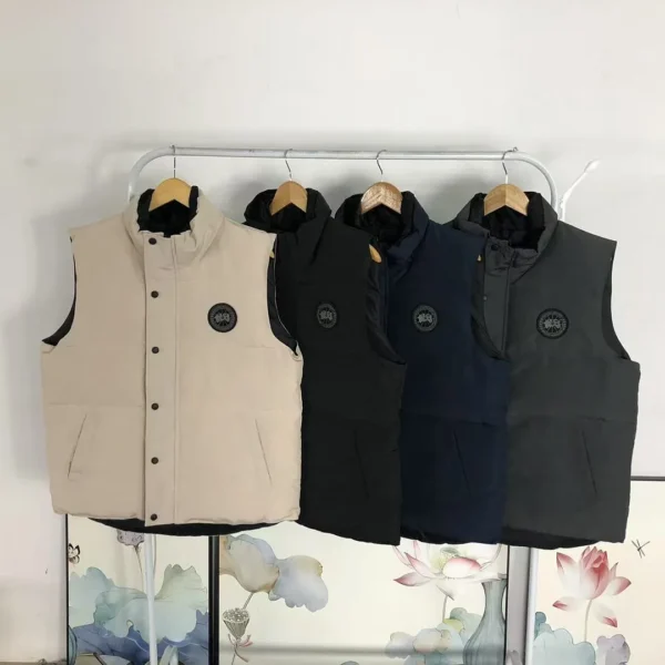 Canada Goose Black Boxy Down Vest - view 9