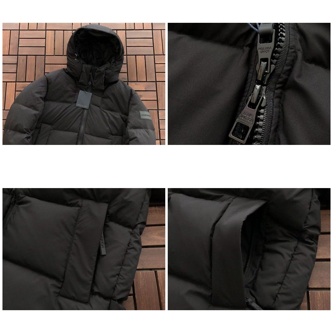 LV puffer jacket , Crofton Drawstring Hood Down Jacket - Image 3