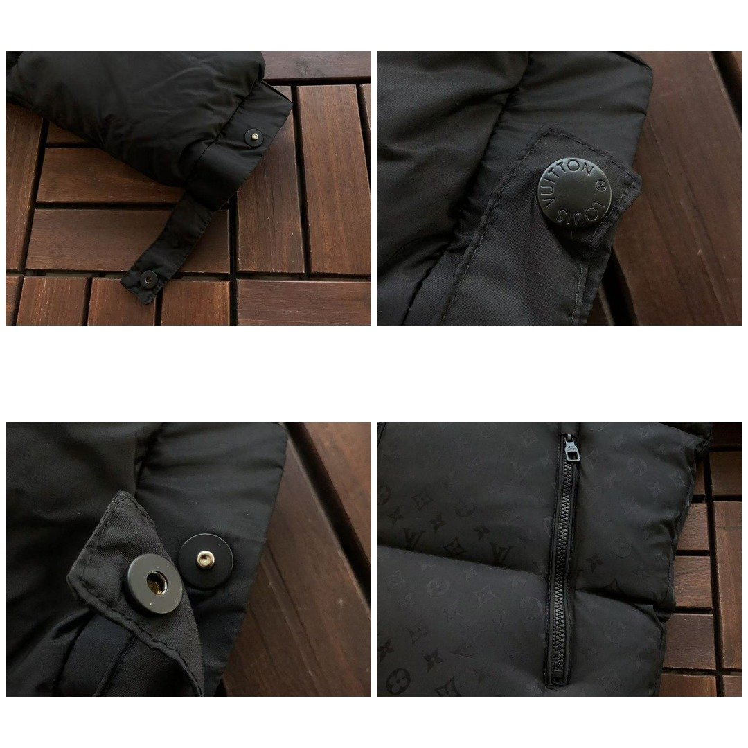 LV Zip up hooded down jacket - Image 3