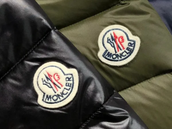 Moncler White Glossy Down Vest - view 12