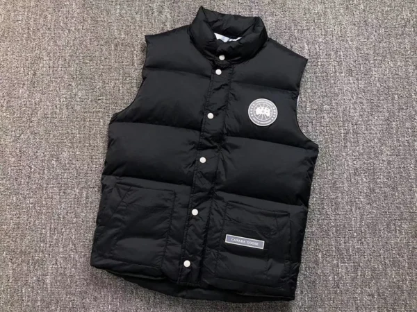 Canada Goose Black Matte Down Vest - view 3