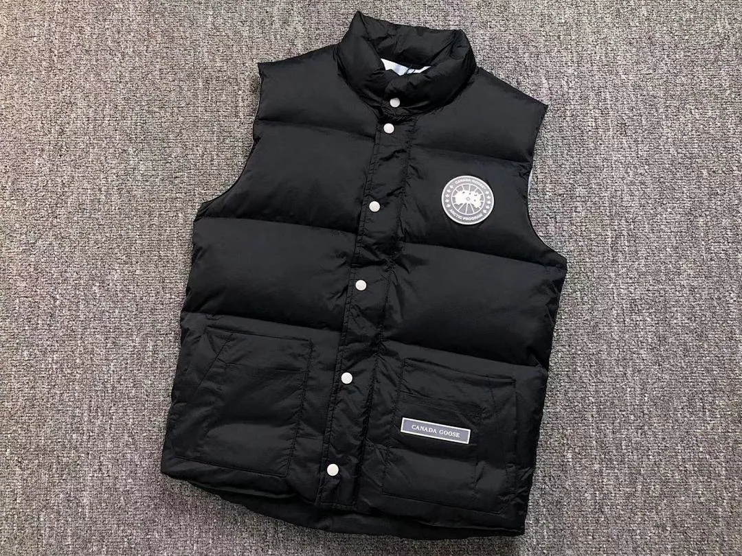 Canada Goose Black Matte Down Vest