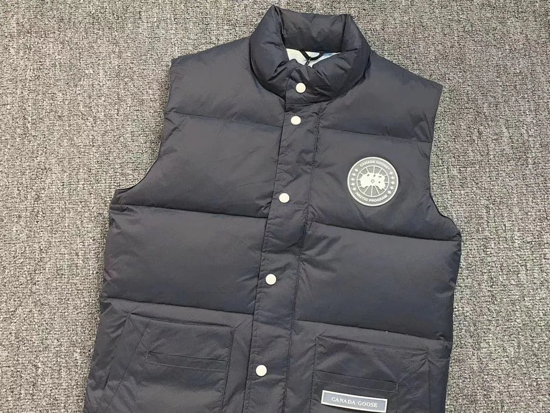 Canada Goose Black Matte Down Vest