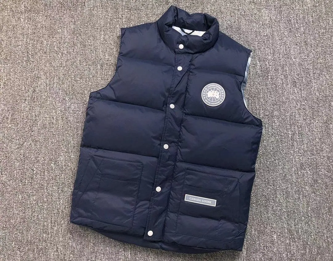 Canada Goose Black Matte Down Vest