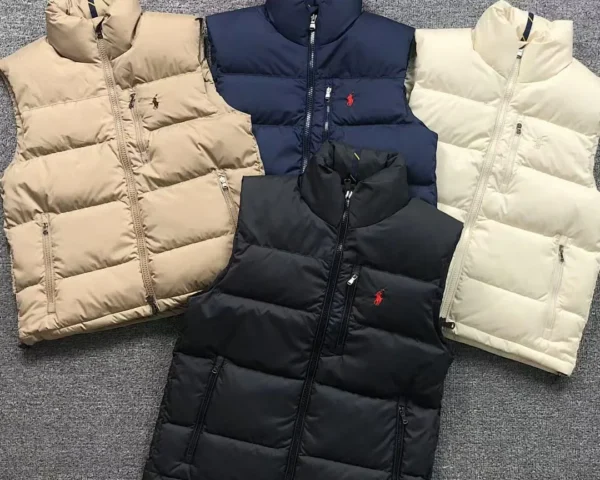 Ralph Lauren Navy Quilted Down Vest B - view 4