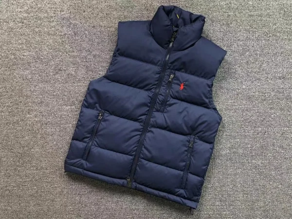 Ralph Lauren Navy Quilted Down Vest B - view 5