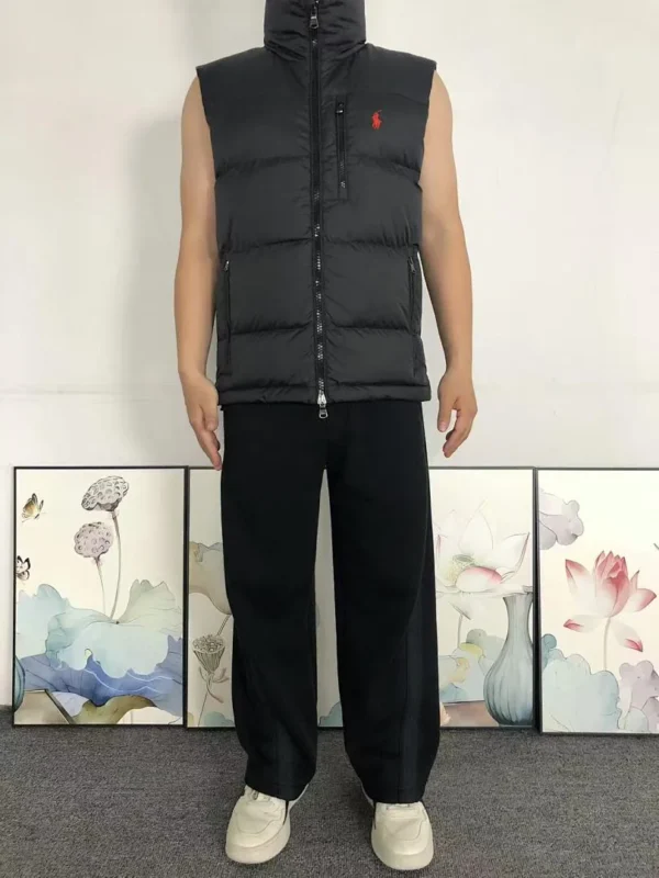 Ralph Lauren Navy Quilted Down Vest B - view 6