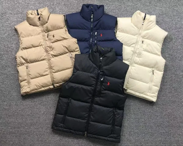 Ralph Lauren Navy Quilted Down Vest B - view 8