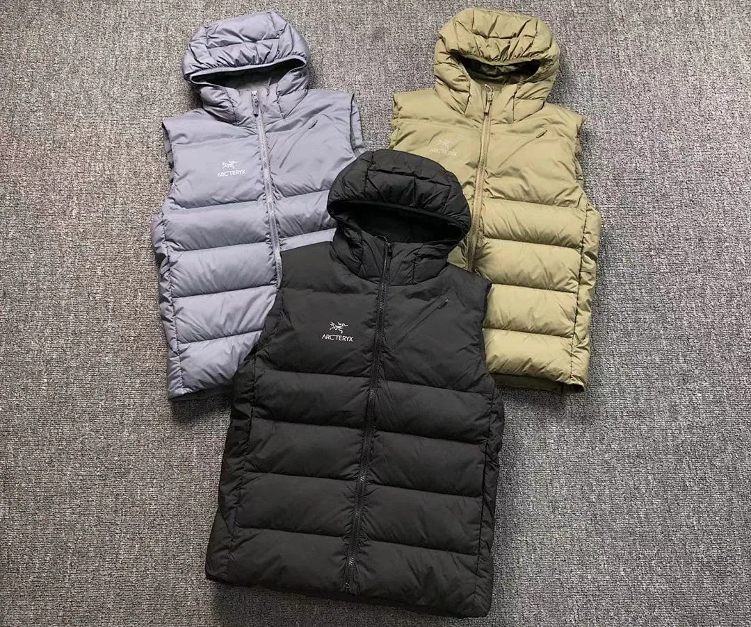 Arc'teryx Olive Quilted Down Vest