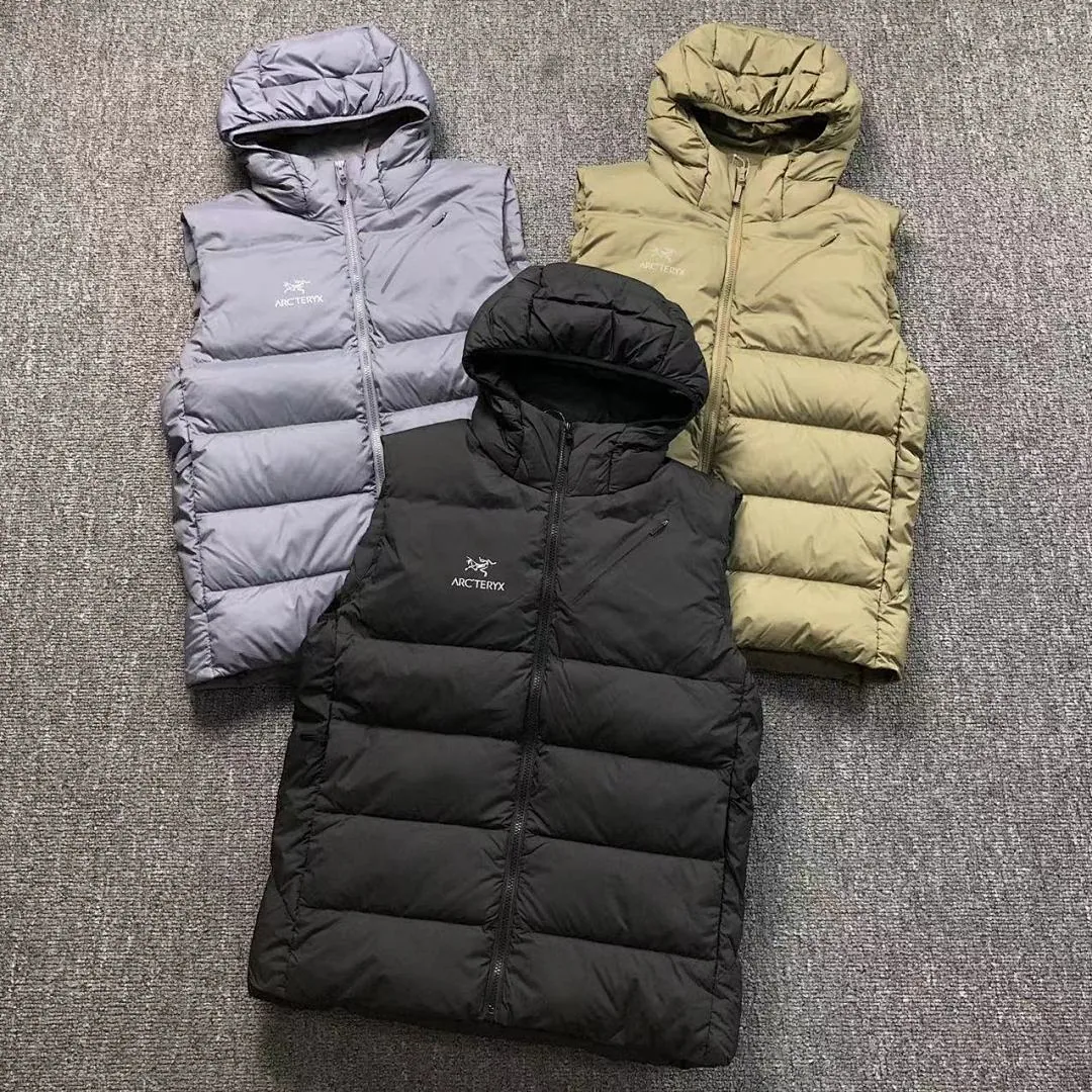 Arc'teryx Olive Quilted Down Vest