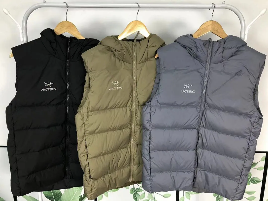 Arc'teryx Olive Quilted Down Vest