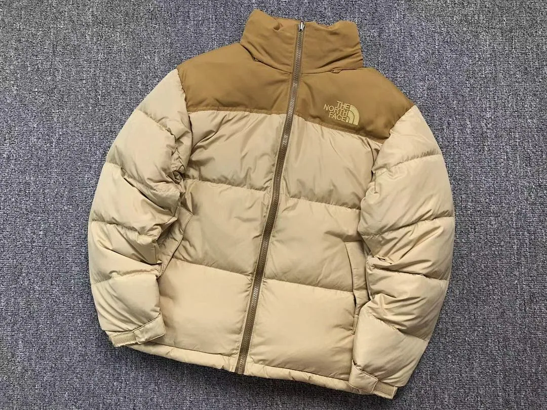The North Face Cream White Puffer Jacket