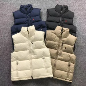 Ralph Lauren Navy Logo Down Vest