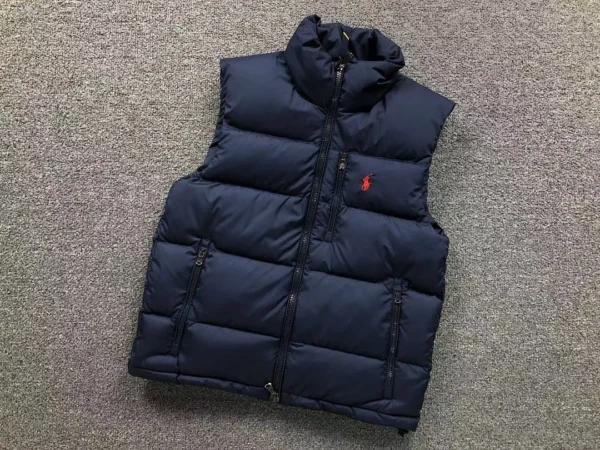 Ralph Lauren Navy Logo Down Vest - view 4