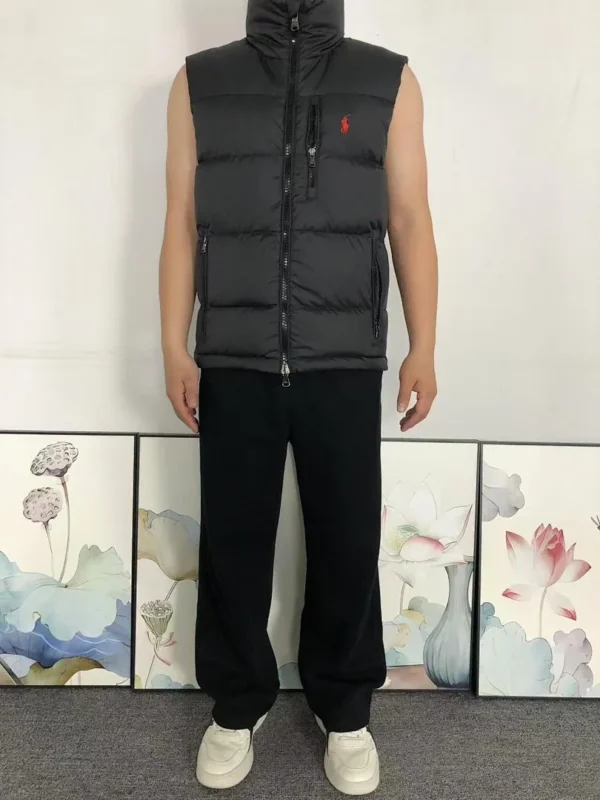 Ralph Lauren Navy Logo Down Vest - view 8