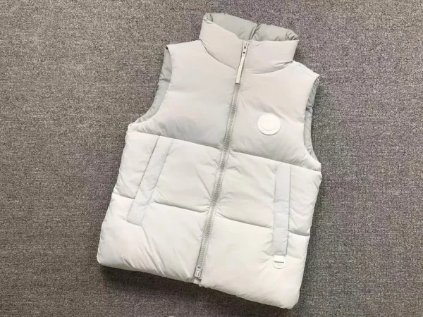 Canada Goose White Grey Quilted Vest - view 5