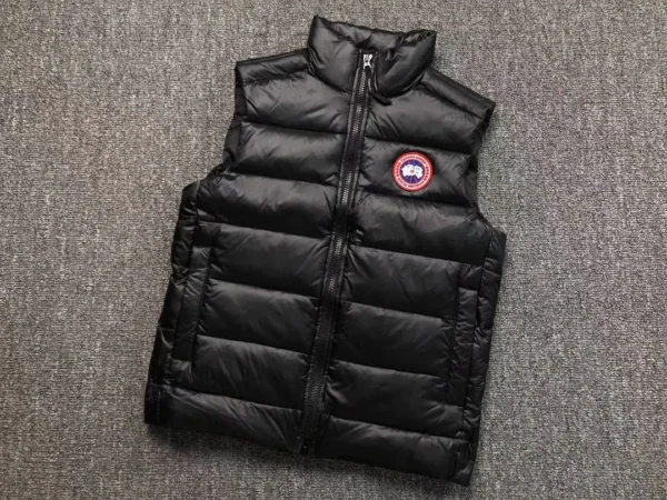 Canada Goose Navy Matte Down Vest - view 4