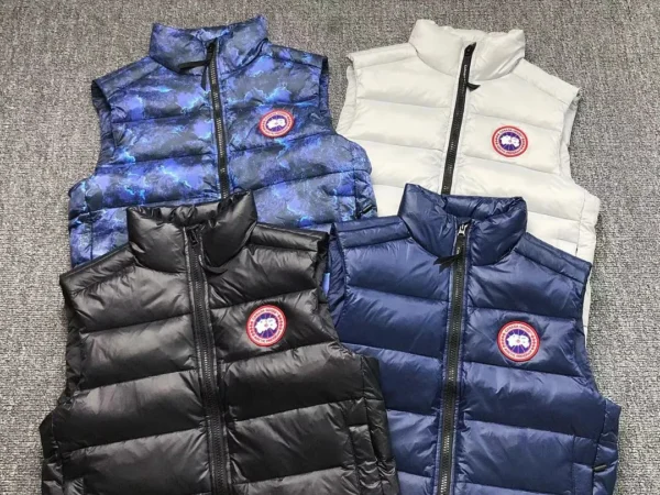 Canada Goose Navy Matte Down Vest - view 9