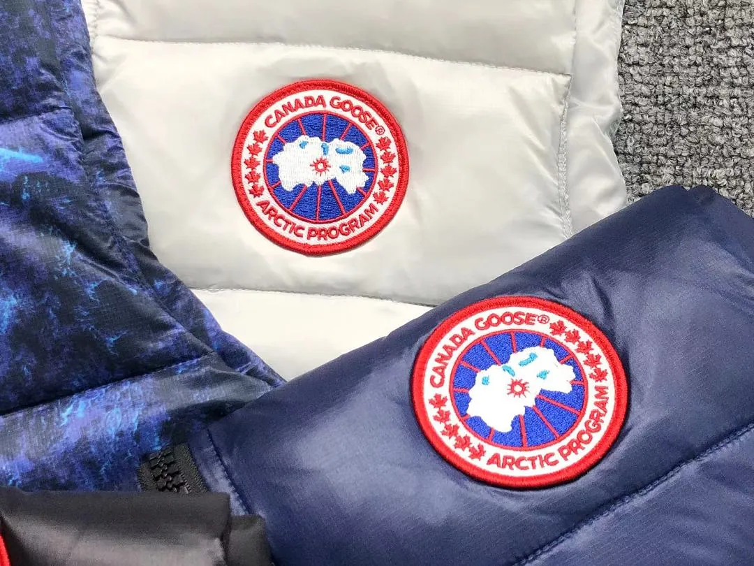 Canada Goose Navy Matte Down Vest