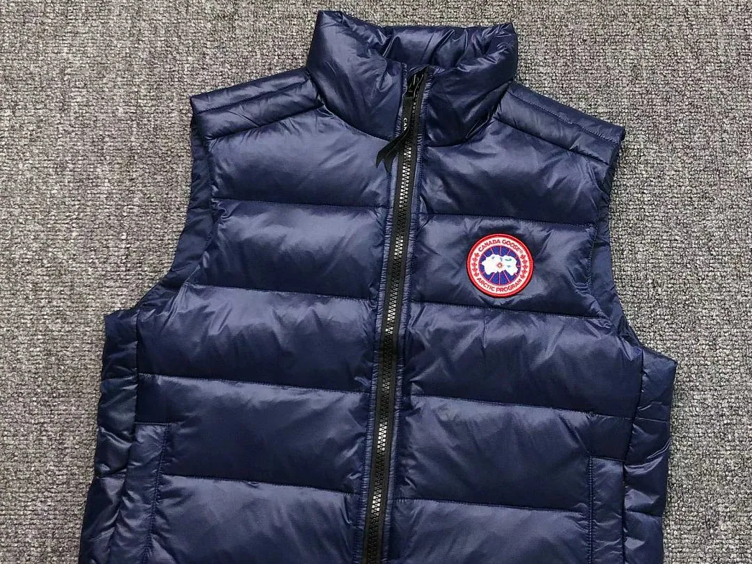 Canada Goose Navy Matte Down Vest
