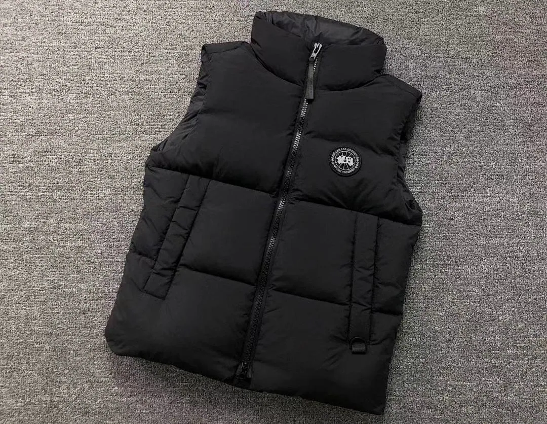 Canada Goose Black Logo Patch Vest