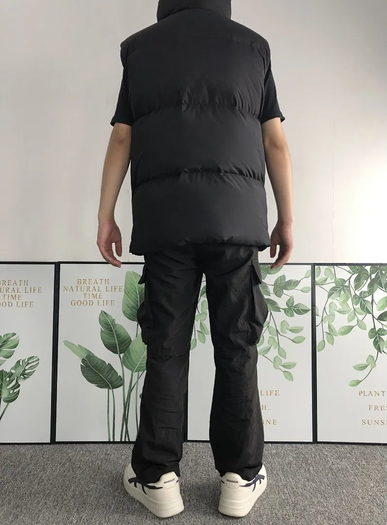 Canada Goose Black Logo Patch Vest